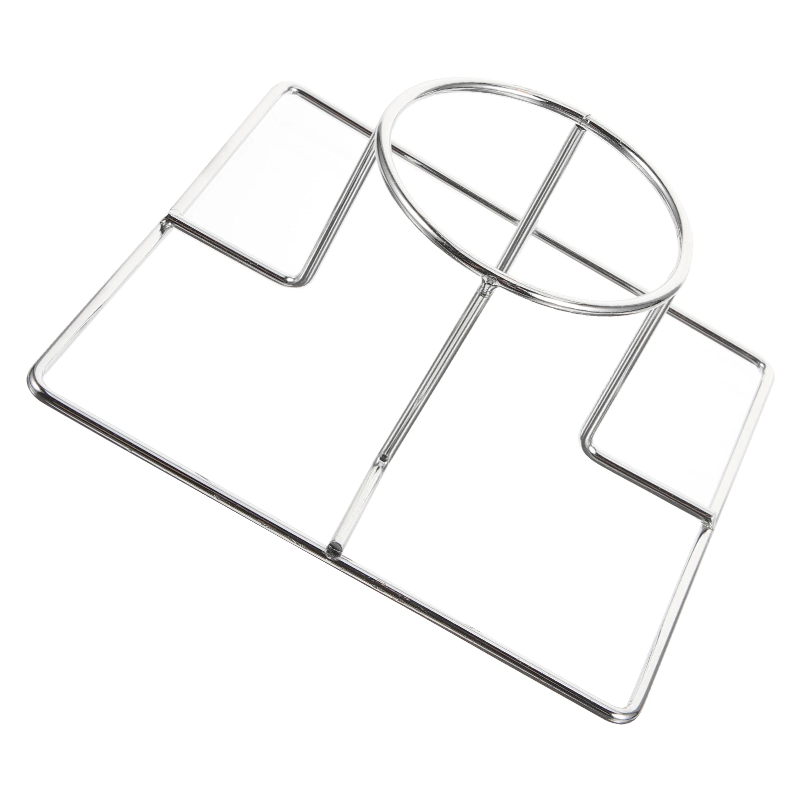 

Portable Stainless Steel Roasting Rack for Chicken Turkey BBQ Multi Function Outdoor Camping Tools Beer Can Holder Easy
