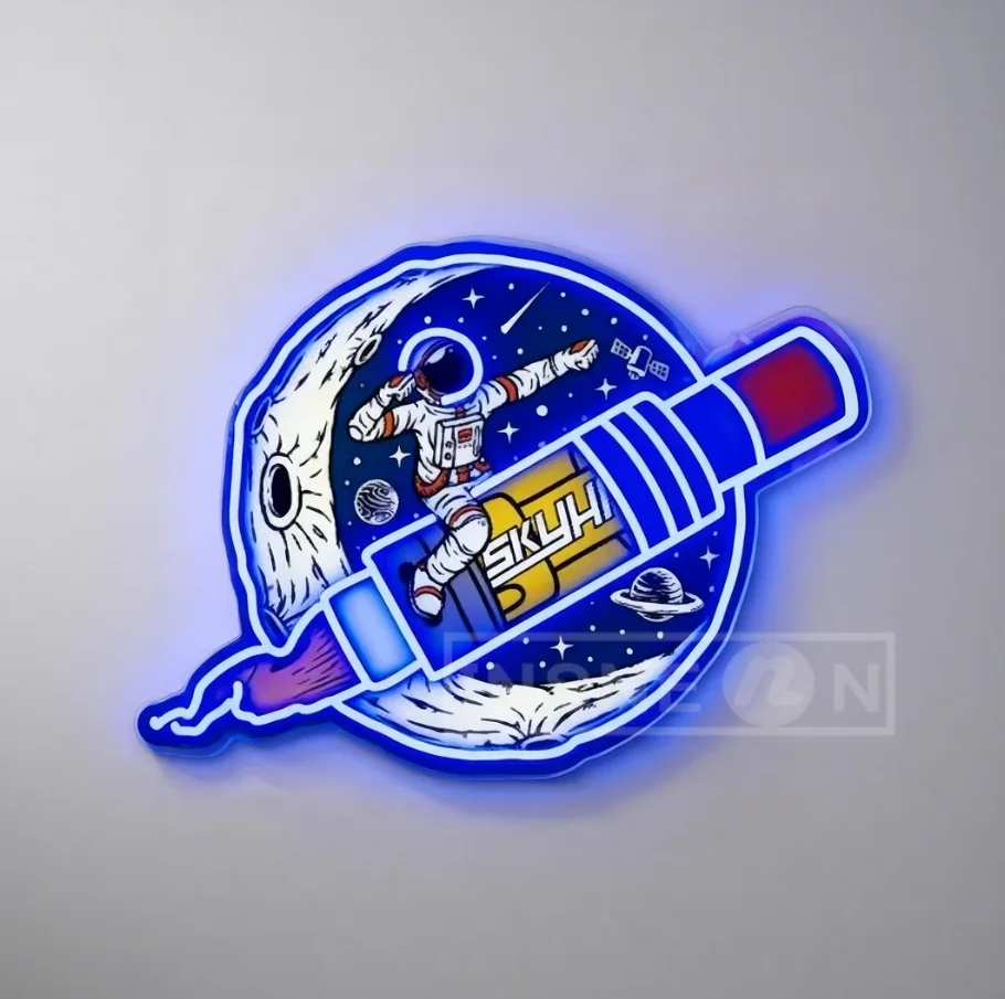 Custom Neon Sign Business Waterproof Light Up Logo Outdoor Indoor Signage Bedroom Lamp Wall Decoration Advertising Signboard