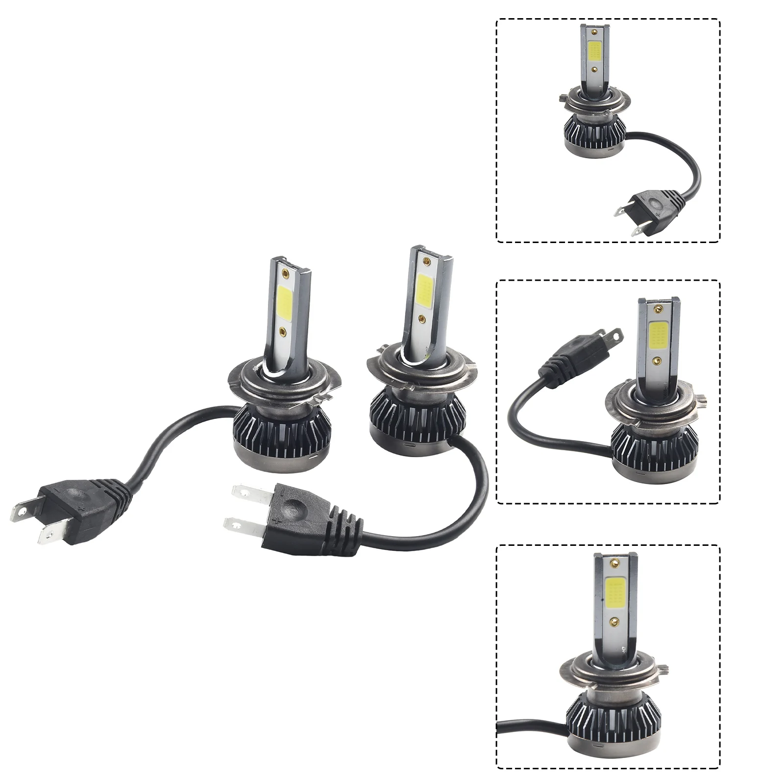 2 STKS H7 LED Koplamp 200 W 20000LM Hi/Low Kit Lampen Beam 6000 K Canbus Fout 270 Graden Totale Verlichting Instant Startup