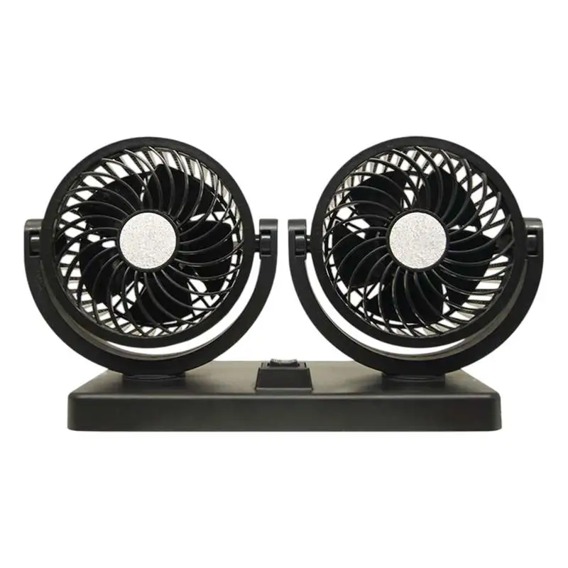 

Car Fans That Blow Cold Air USB Fans For Inside The Car 360 Degree Rotatable Vehicle Air Circulation Auto Cooling Device For