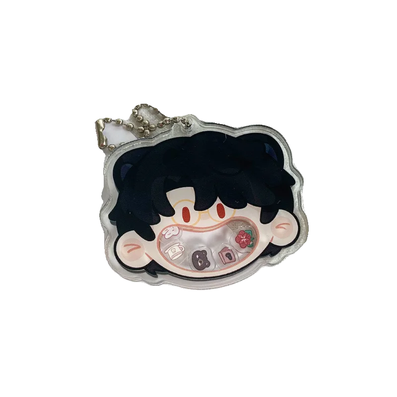 Nouvelle lumière et nuit Osborn Sariel Charlie Evan dessin animé Shaker porte-clés Kawaii fille coeur sac pendentif accessoires cadeaux de vacances