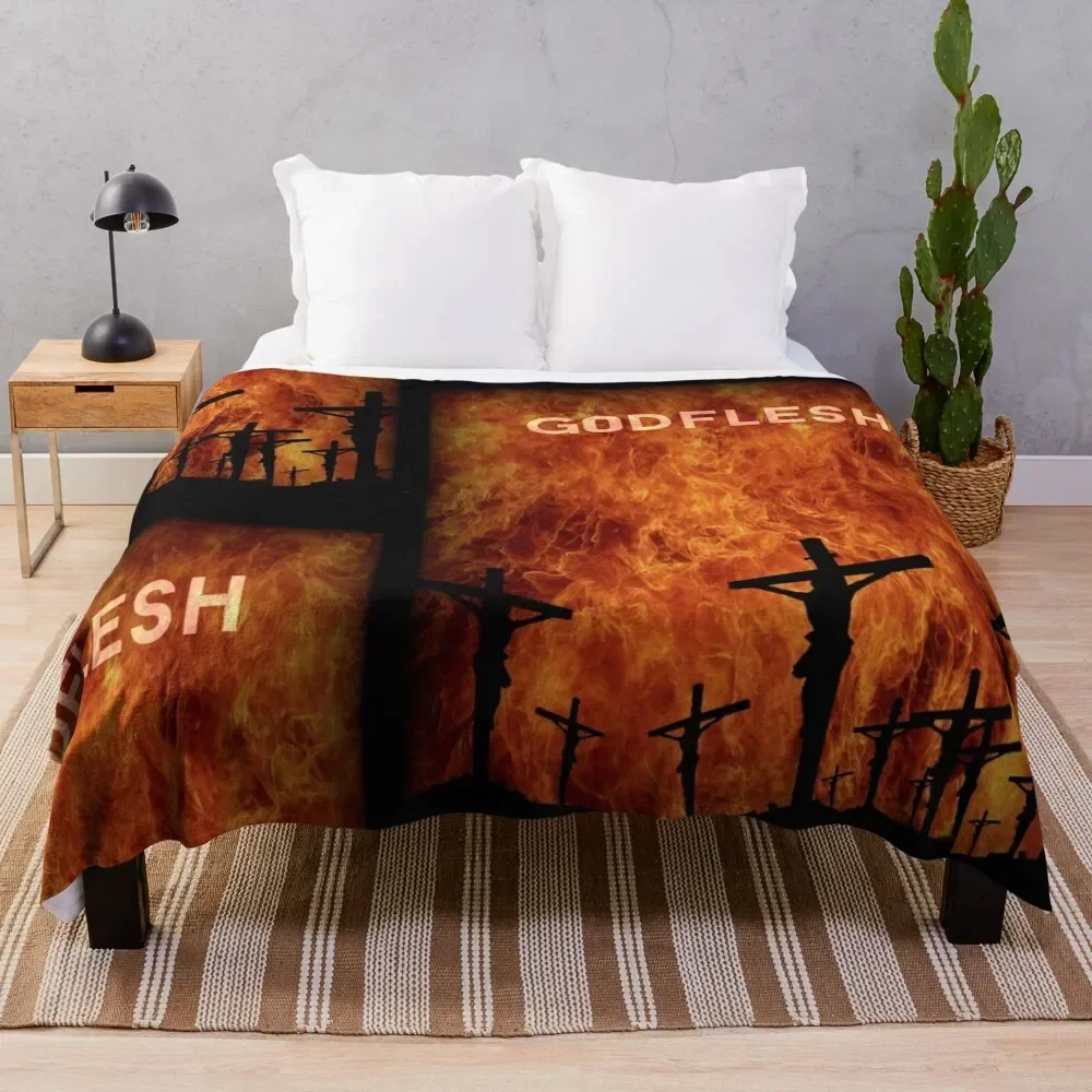 Godflesh - Streetcleaner. Throw Blanket Decorative Beds Bed Nap Extra Large Throw Blankets