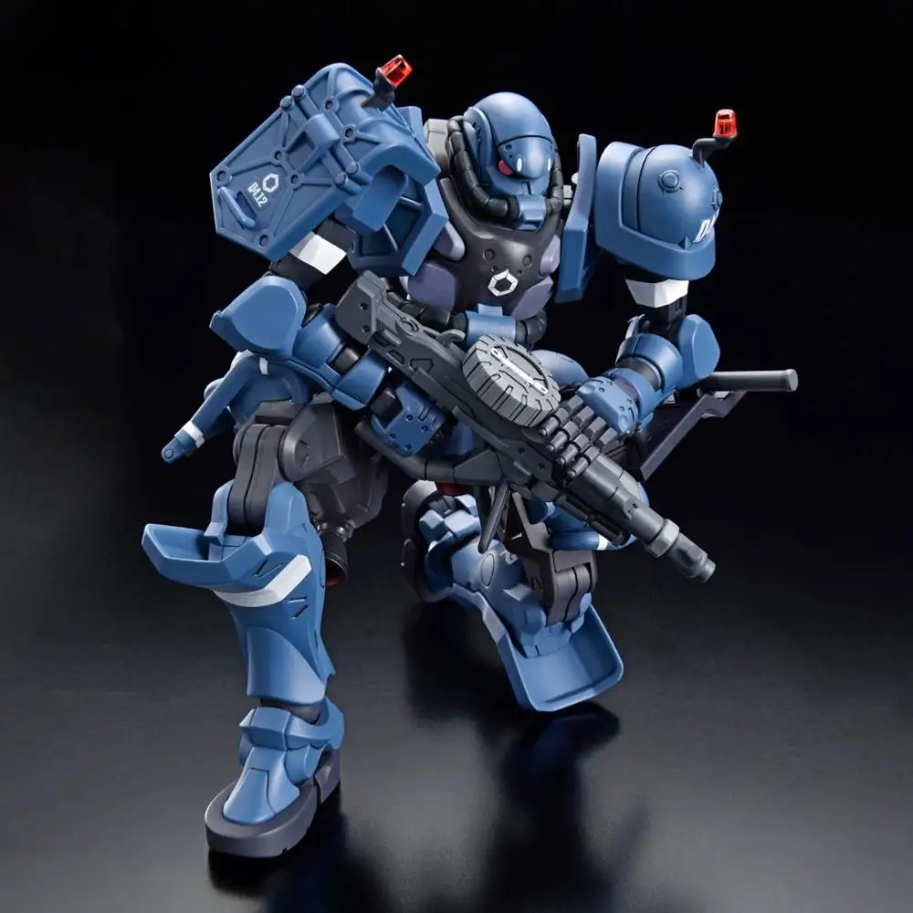 Bandai Hg 1/144 GQuuuuuuuuX Policial Zagu Kit de montagem Figuras de ação Brinquedos Presentes colecionáveis para crianças