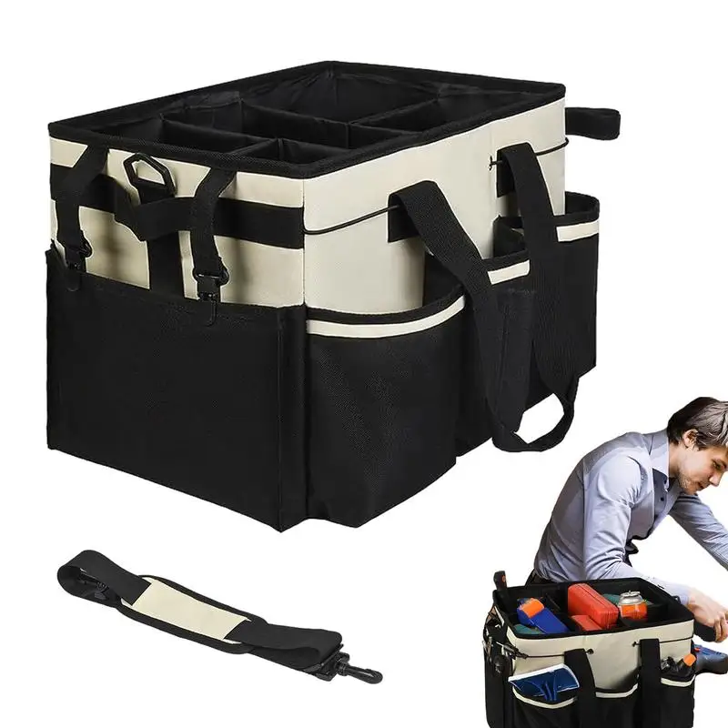 

Tool Bag Organizer Water Proof Bucket Bag For Cleaning Bucket Bag For Cleaning High Capacity Cleaning Totes For Housekeepers
