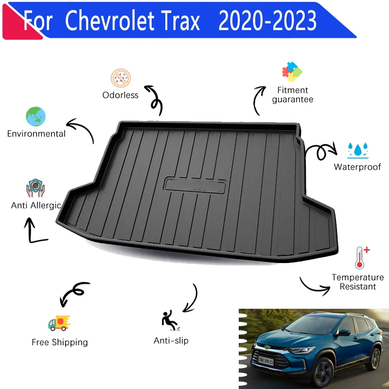 

Car Trunk Mat for Chevrolet Holden Trax Tracker 2020~2023 TPE Material Easy Clean Car Rear Cargo Tray Trunk Mats Accessories Pad