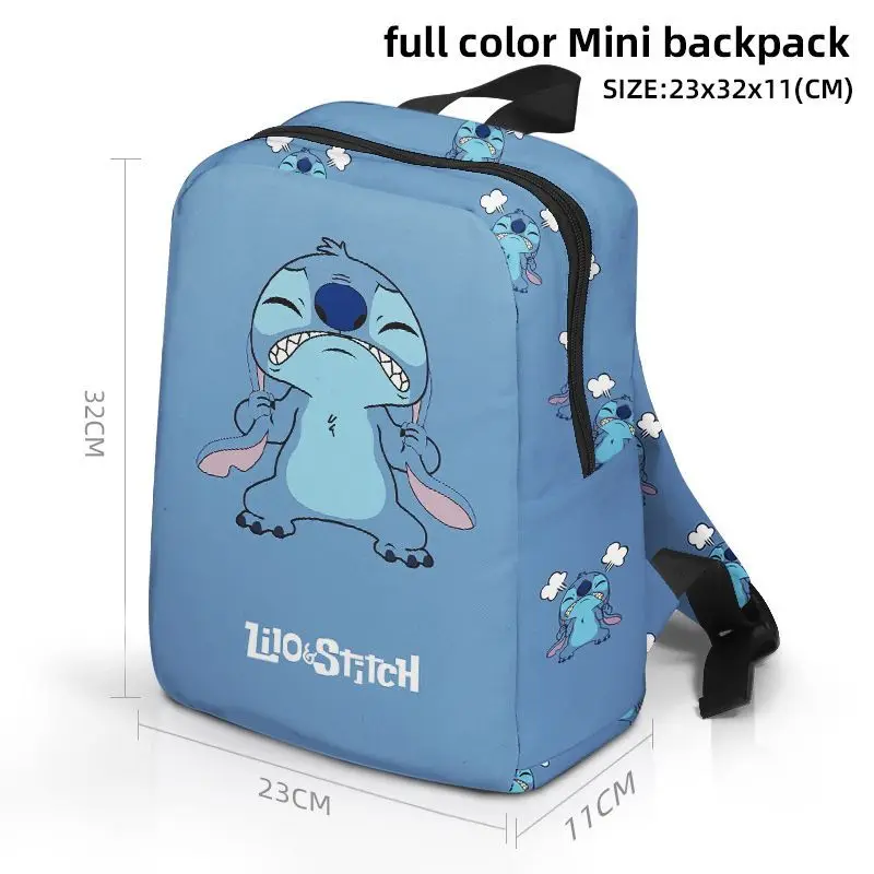 CAN o & Stitch-Cartable à motif de monstre de dessin animé mignon pour adolescents, cartable étudiant, sac à dos de voyage, mode décontractée