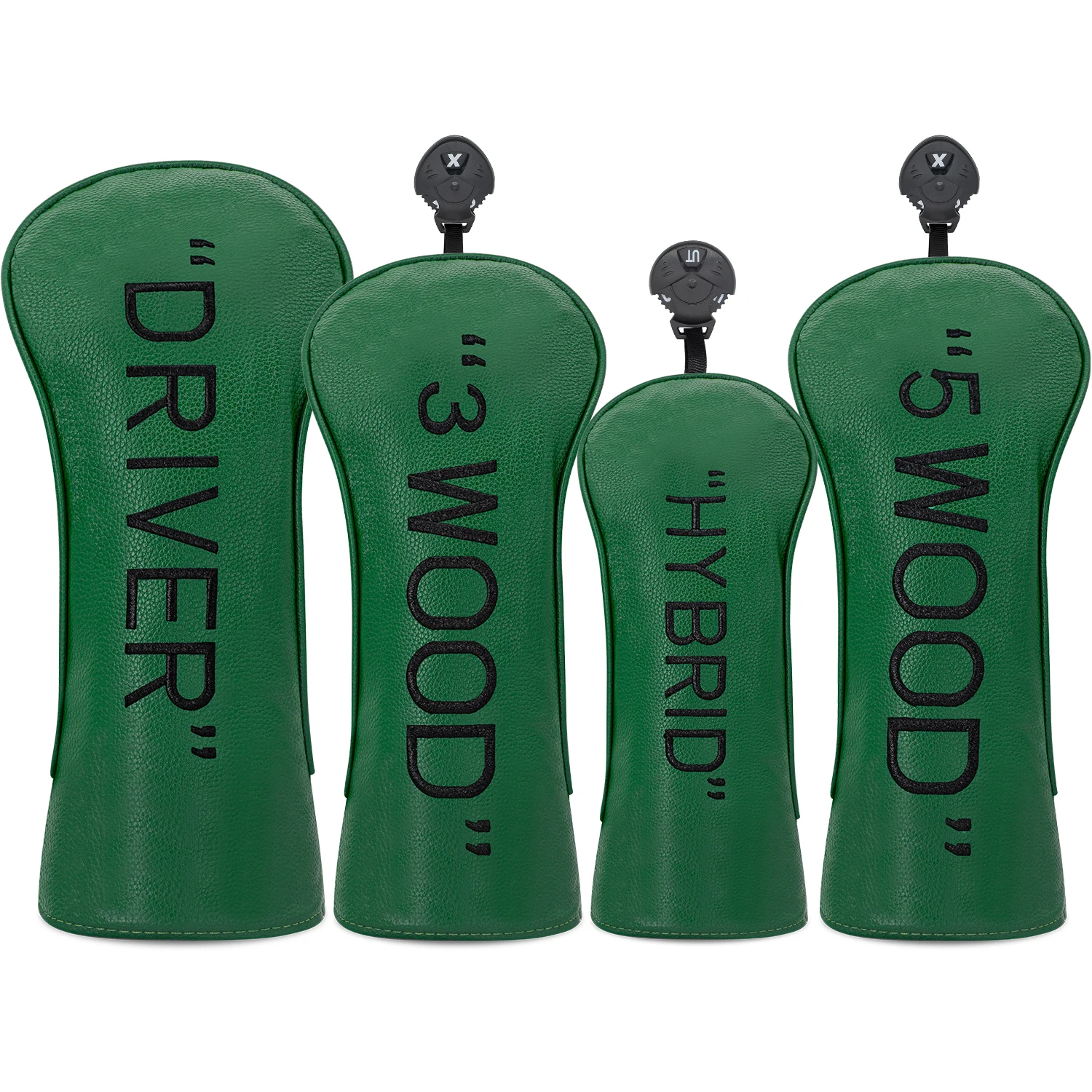 1pc/4pcs Compatible for Driver, Fairway Wood, Hybrid Golf Club Head Cover - Club Head with Precise Fit, Scratch Protection