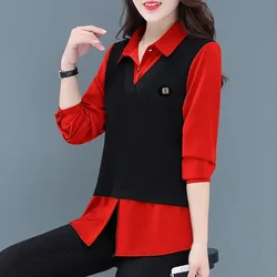 Blouse Women Shirt Fall Two Pieces Shirts Women's Top Women's Clothing Blusas Mujer