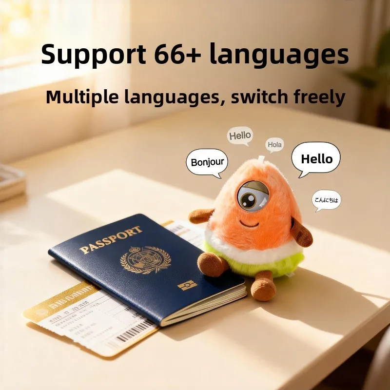 Ai plush toy gift emotional companionship intelligent machine human voice dialogue, birthday Christmas gift