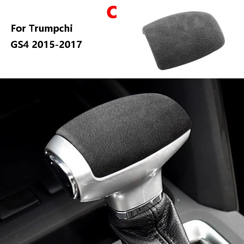 Suède Pookknop Cover Auto Accessoires Auto Interieur Trim Voor Trumpchi GS8 GS7 GS3 M8 GM8 GS4 M6 GA4 GS7 GS5