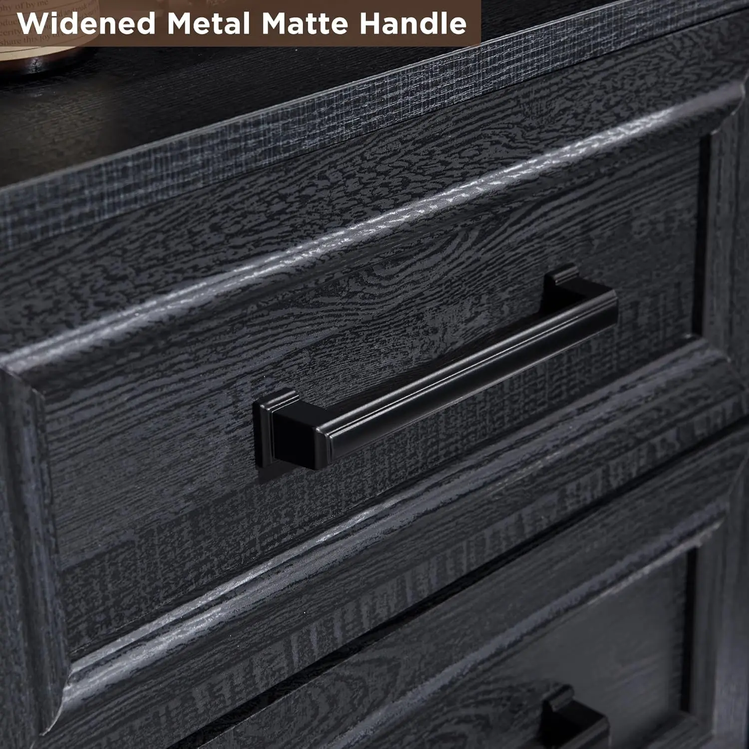 منضدة مزرعة مقاس 18 بوصة مع قاعدة شحن، طاولة نهائية مع درجين للتخزين، طاولة جانبية، خزانة بجانب السرير لغرفة النوم، غرفة المعيشة #5