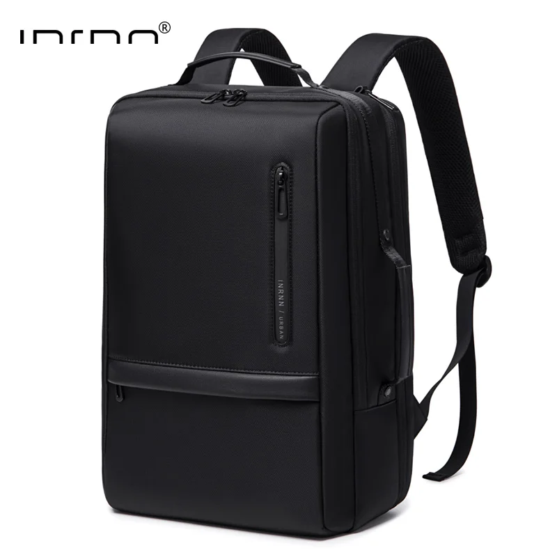 

INRNN Waterproof Oxford Men Backpack 15.6inch Laptop Backpacks Male Business Travel Bag Large Capacity USB Charging Backpack Man