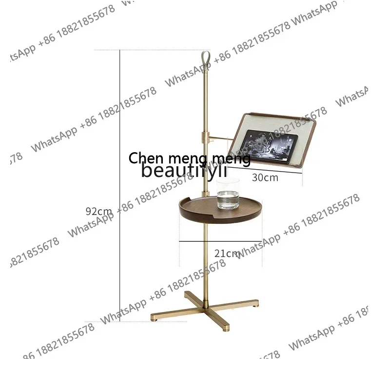 X C support de rangement Mobile italien salon moderne Simple en acier inoxydable haut de gamme réglable Table d'appoint haut de gamme