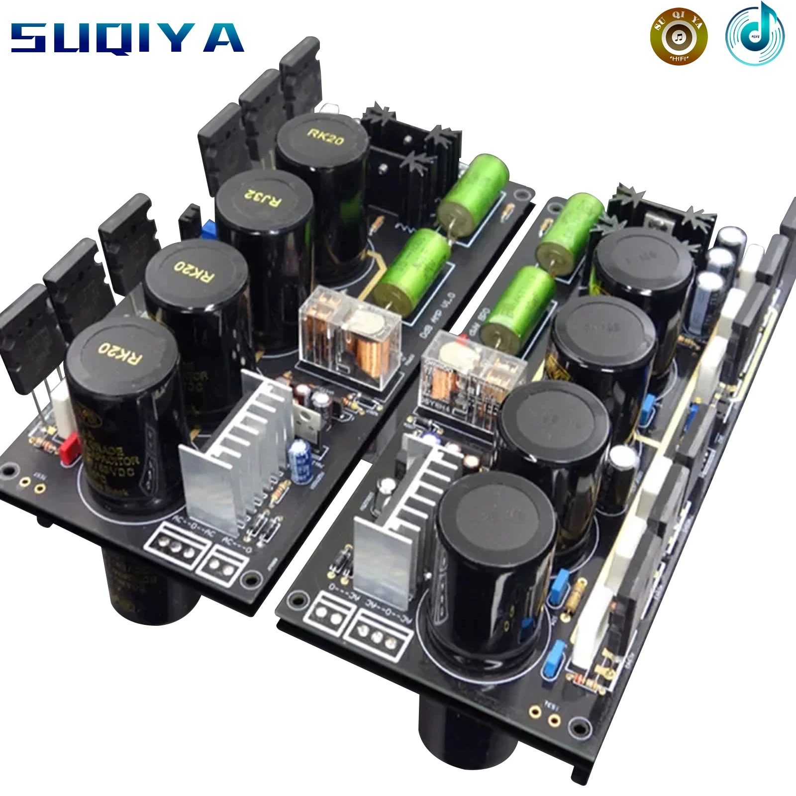 

2SC5200 2SA1943 40W*2 8 Ohm Class A No Negative Feedback 0 DB No Gain Fever HIFI Audio Amplifier Board