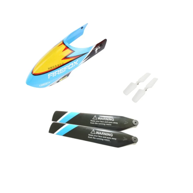 Canopy / Main Blade / Tail Blade for C129 4CH RC Helicopter Spare Parts C129 V2 Remote Control Toy Accessories