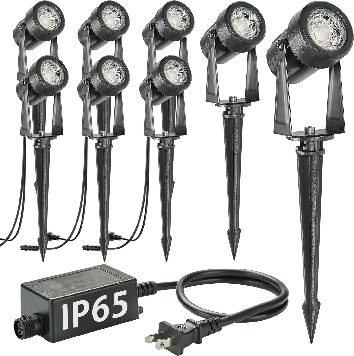 

BestsellerOutdoor Landscape Lighting, 8 Pack LED Spot Lights Kit for Garden, Yard, House, Lawn, Tree, Flags, Fence Use, Warm Whi