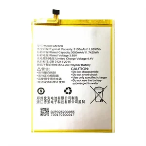 Bateria GM12B 3100mAh para GOME U7 GOMEU7 12 principais vendas capa para gome u7 - №2