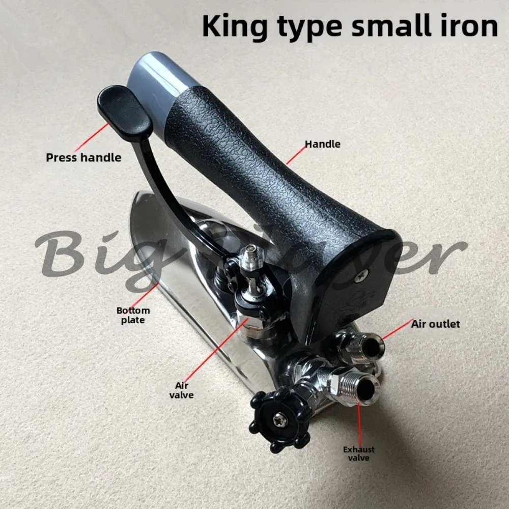 

Boiler full steam E type press type narrow iron dry cleaner stainless steel 11 hole small electric iron accessories