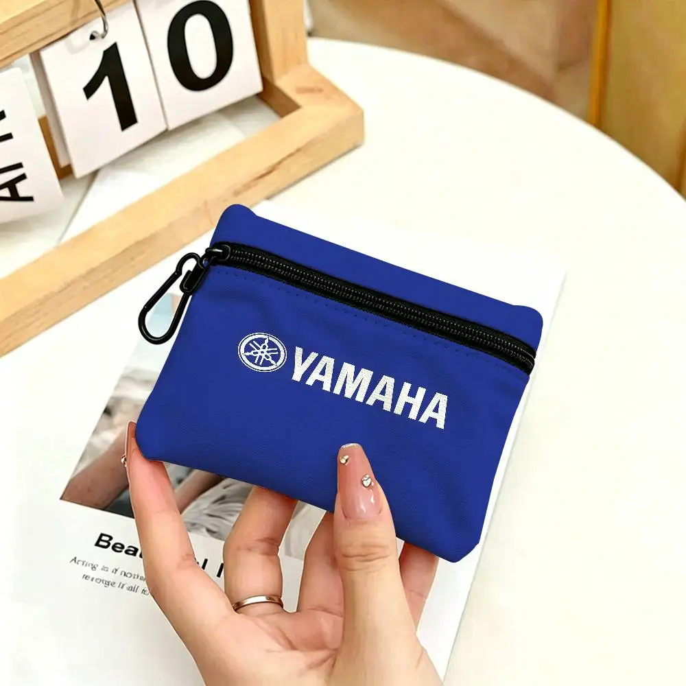 Motorrad Y-YamAha-S Neue Tragbare Oxford-Stoff Mini-Geldbörse mit Karabiner-Design Kleine Münztasche für Karten, Schlüssel, Kopfhörer – Detail 9