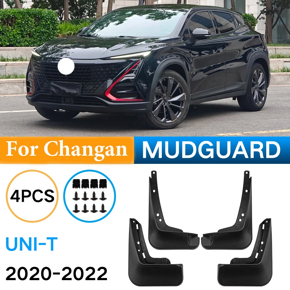 

4pcs Mud Flaps For Changan UNI-T UNIT 2020 2021 2022 2023 Mudflaps Splash Guards Mud Flap Front Rear Mudguards Fender