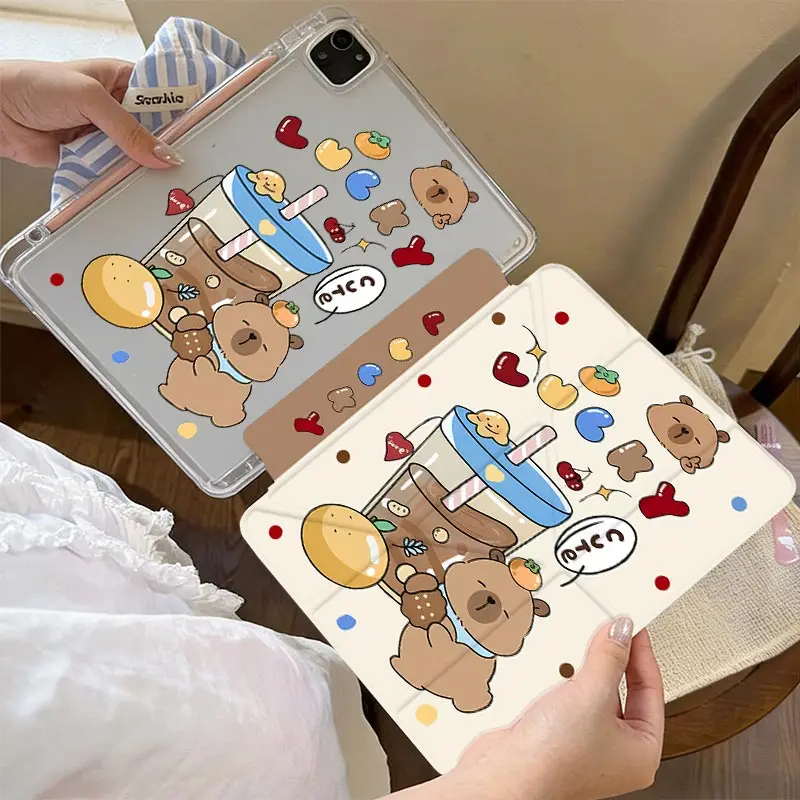 Multi View Angles 3+Y Fold Case For iPad A16 2025 11th Air11/13inch iPad10.2 7/8/9th 4/5th 10.9 IPad Mini6 8.3 Pro 11 2024