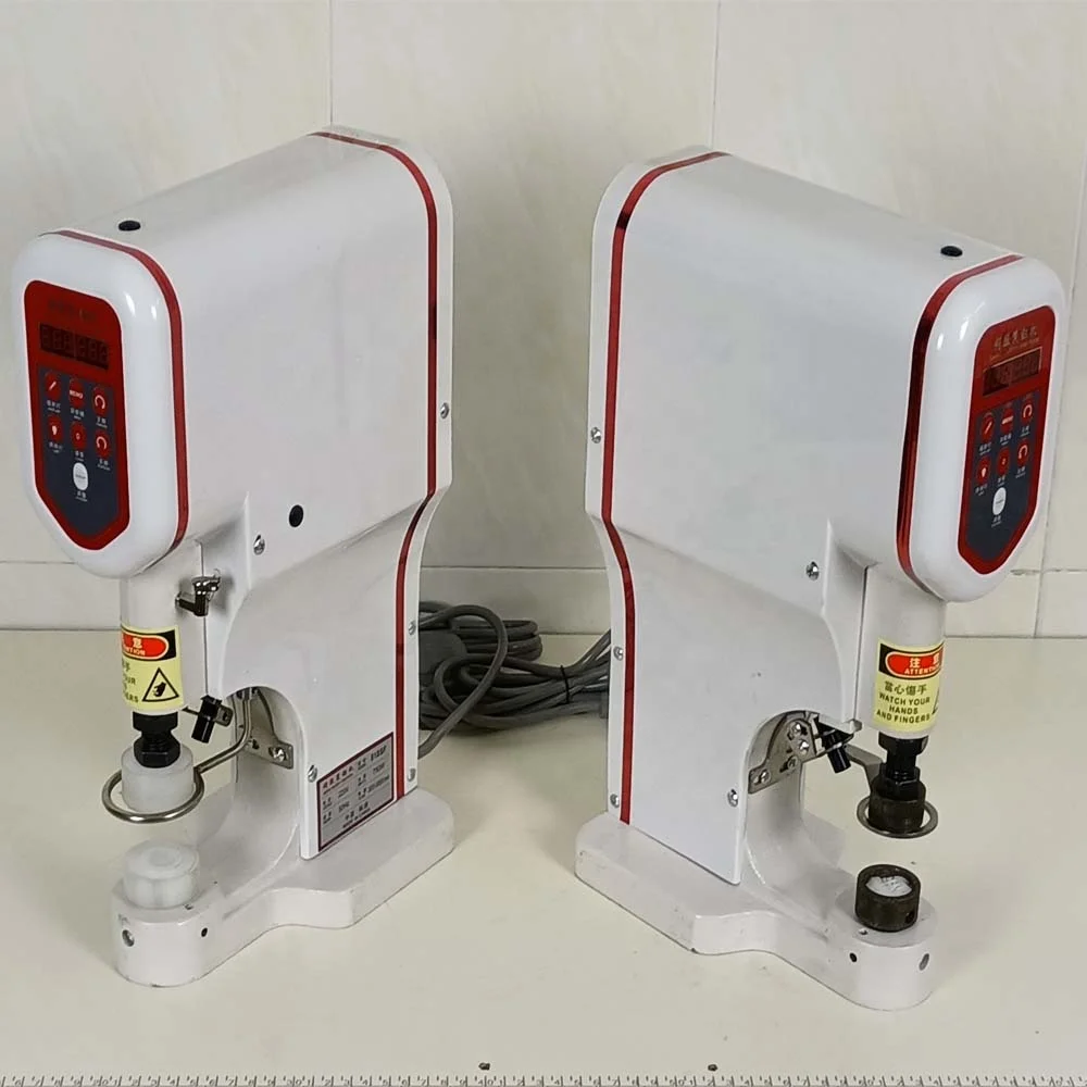 Foot press semi-automatic hole connecting machine hole punching machine metal snap riveting machine