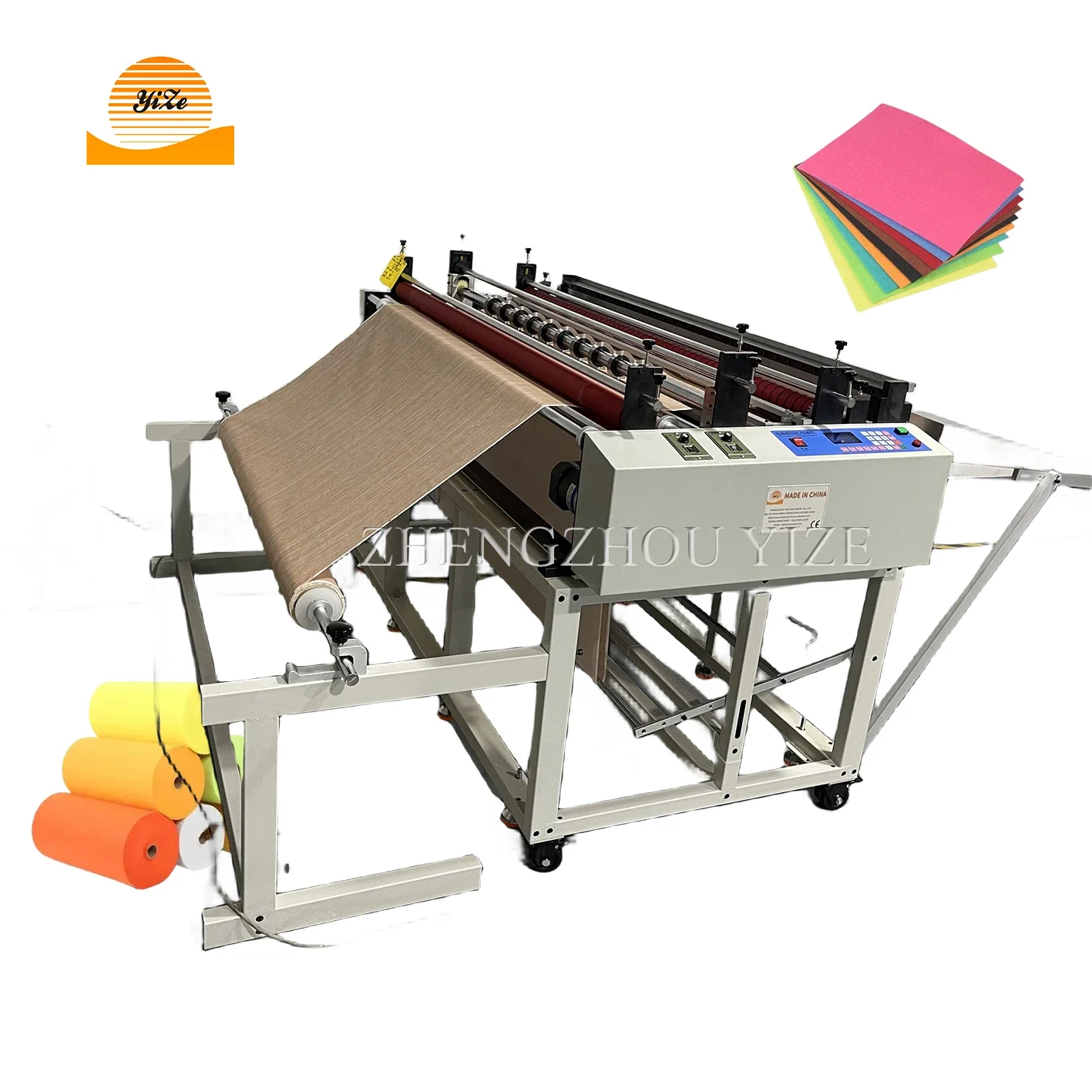 Customizable Non Woven Fabric Pvc Cutter Plastic Rice Bag Cutting Paper Roll Cutting Machine Plastic Paper Cutting Machine