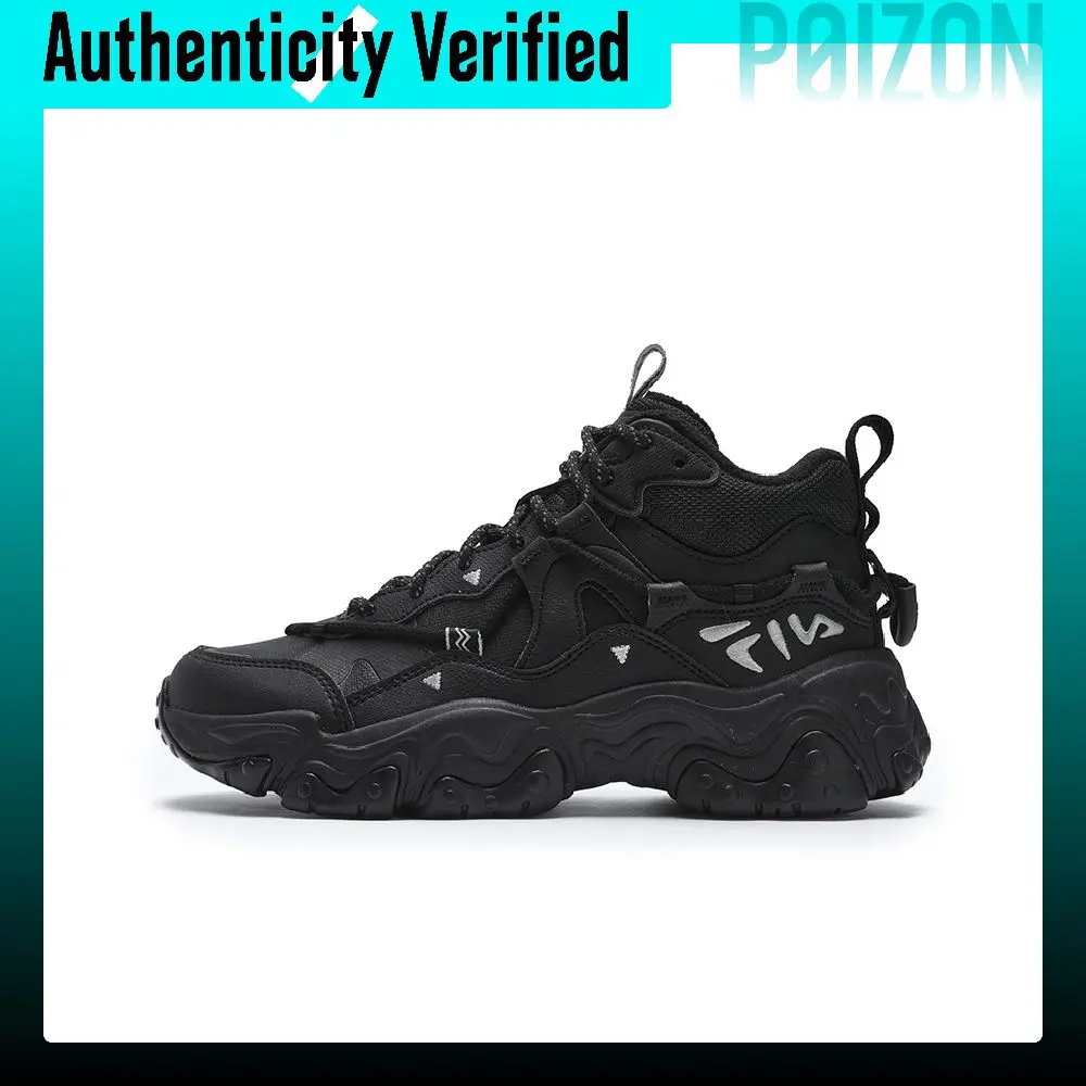 FILA ORIGINALE Abrasion Resistant Mid top Running Shoes Women's Black F12W442122FBK