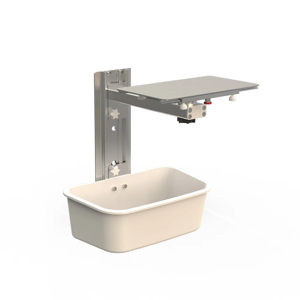 Medical Furniture Aluminum Alloy Wall Mount Stand Patient Monitor Wall Mount with Bracket