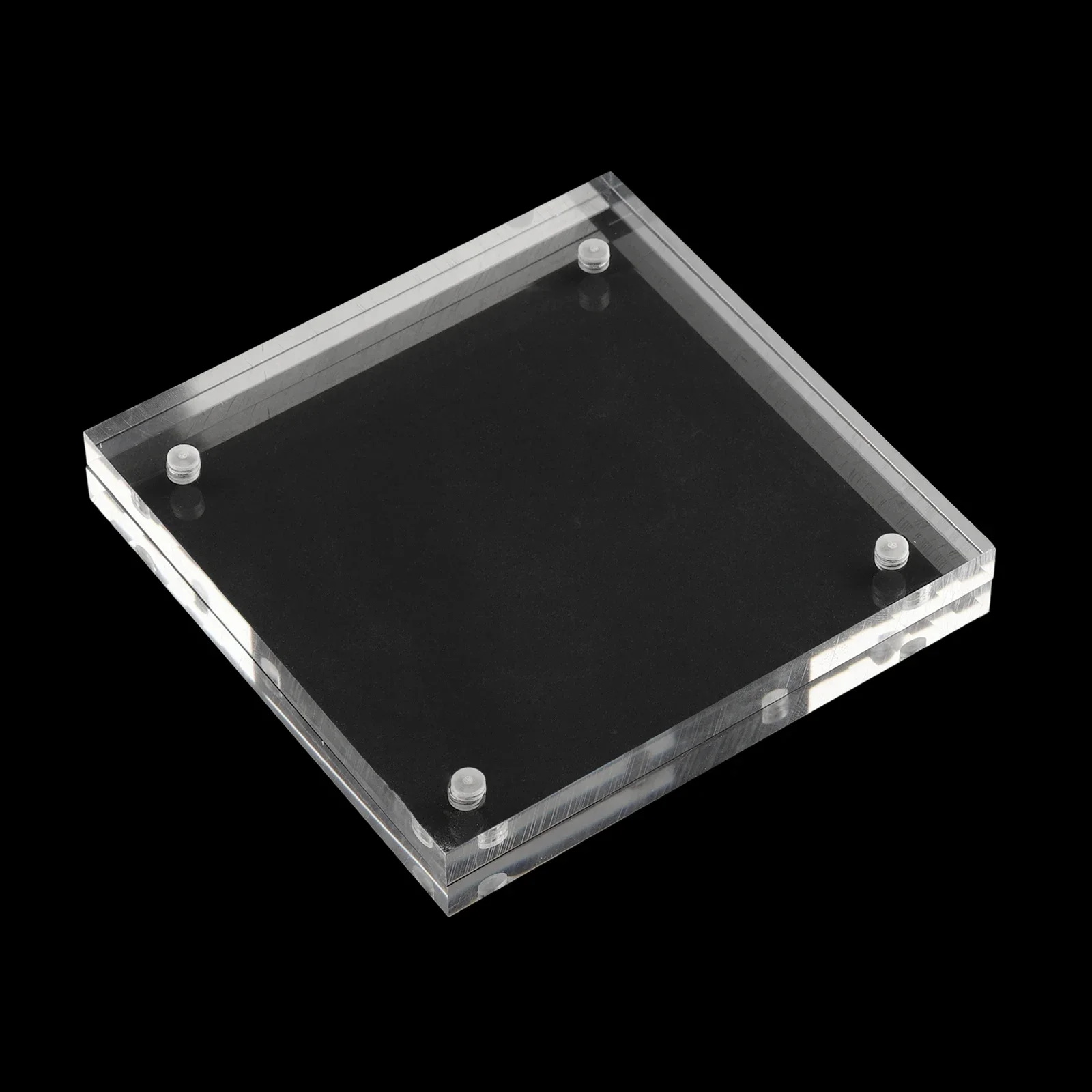 Transparent Acrylic Picture Photo Frame Magnetic Photocard Holder Poster Display Stand Album Thick 10+10mm Photo Protection
