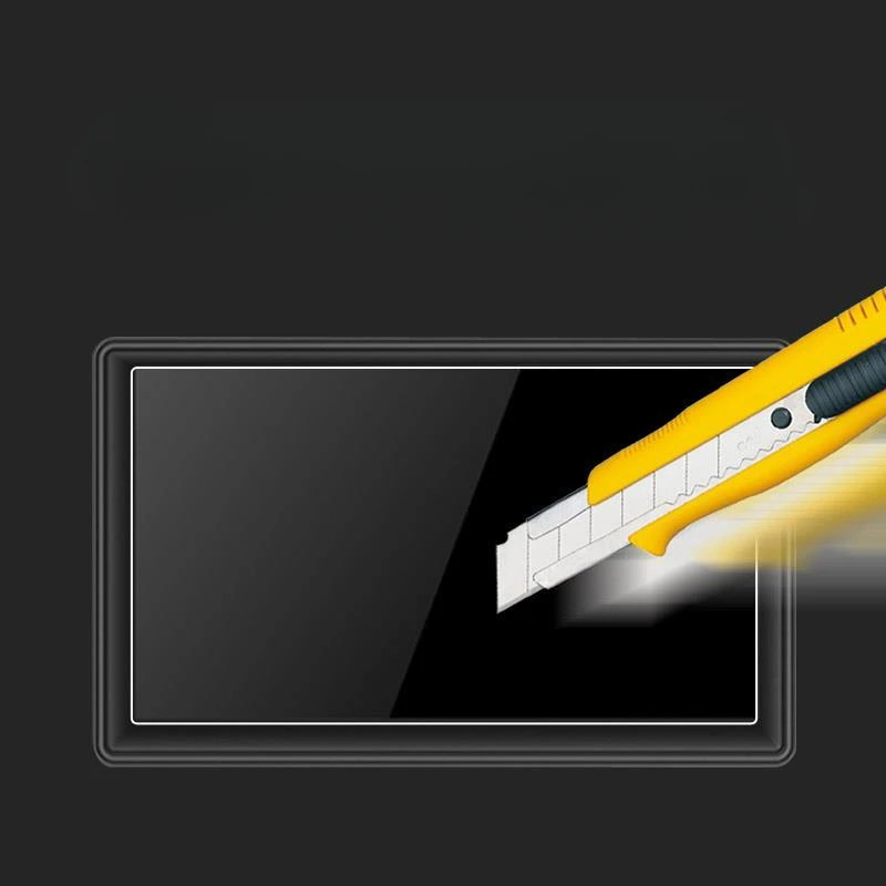 Telefon Tablet Bildung Maschine Displays chutz folie gehärtetes Glas 7 8 9 10 12 Zoll Film universelle angepasste quadratische vielseitige Größe