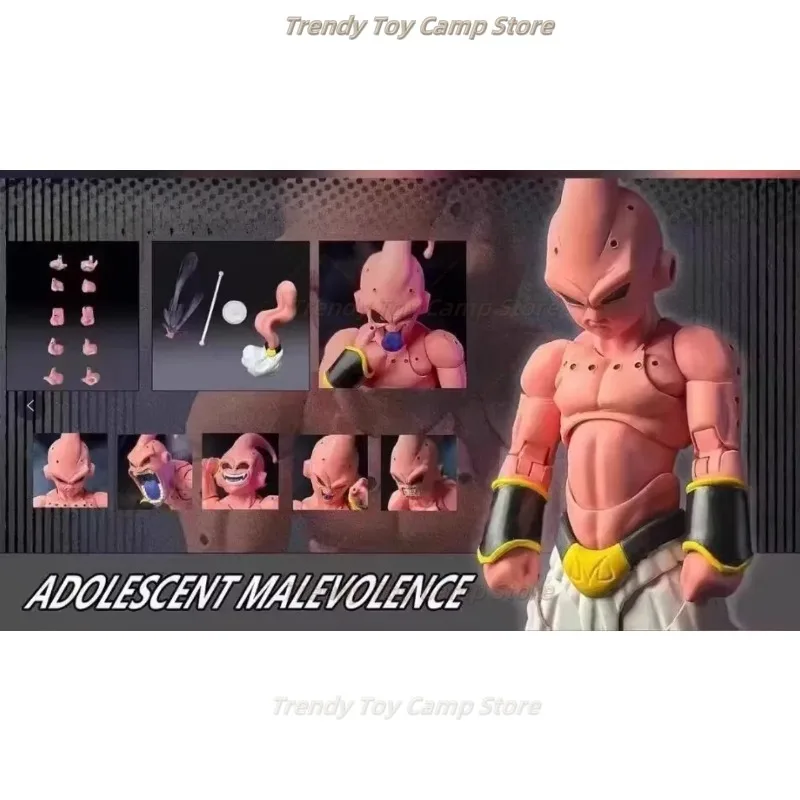 【متوفر】 ألعاب شخصيات الحركة Dragon M Ball Tonsenarttoys Tangsen Mouth Majin Kid Buu Shf Buu