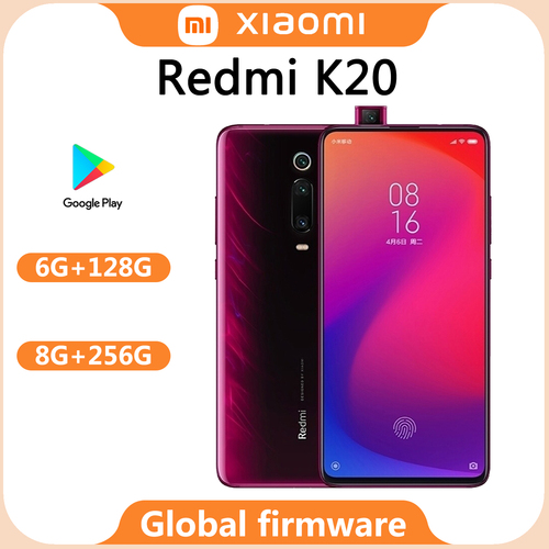 Global rom Original Xiaomi Redmi K20 Smartphone Mobiltelefon Android Snapdragon 6GB+128GB 8GB+256GB gebrauchtes Telefon