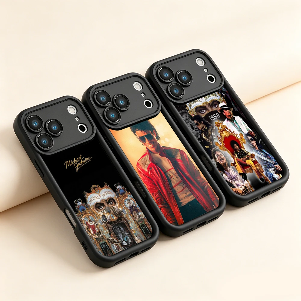 M-Michael Singer Bad J-Jackson Phone Case for iPhone 11 12 13 14 15 16 17 E Pro Max Plus Mini Lens Protective Black Soft Shell