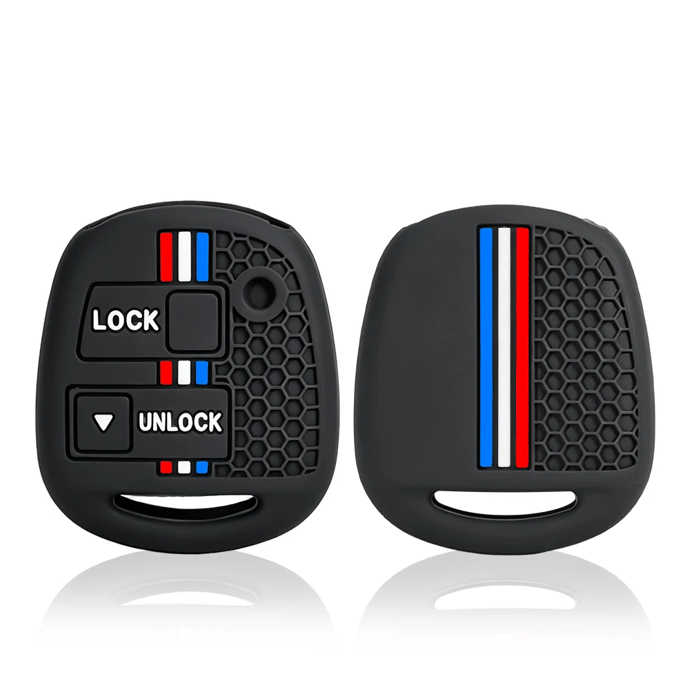 Silicone 2 3 Buttons Car Key Case For Toyota FJ Cruiser Land 2008-2014 Yaris Echo For Lexus ES GS LS IS RX SC LX RX400h