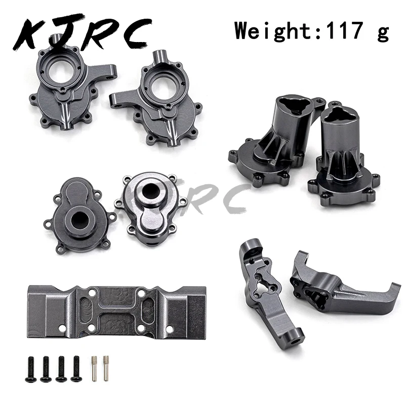 

KJRC Aluminum alloy upgraded metal front steering cup gear cover front axle c-seat Gear cover for REDCAT GEN8