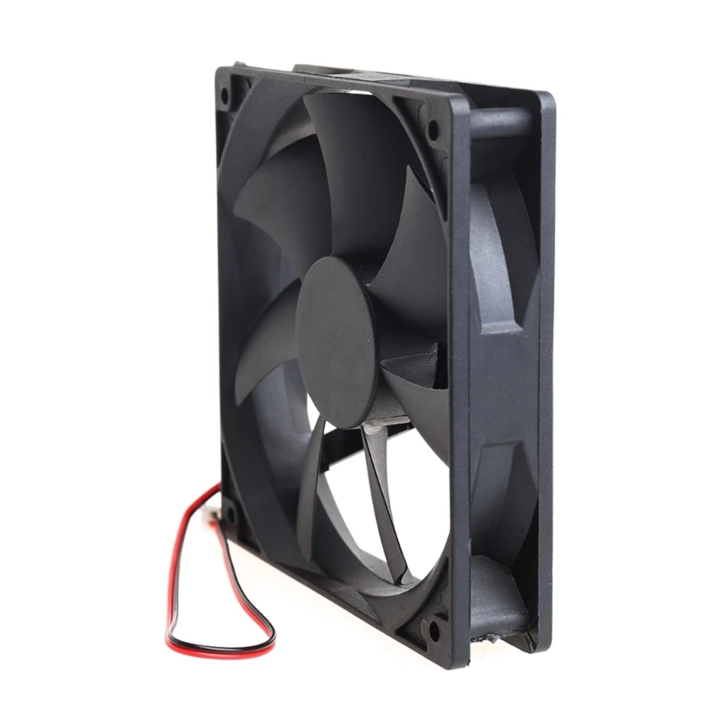 High Speed for DC Brushless Cooling Exhaust Fan 120mm for DC 12V 0.25A CPU Cooler 120x120x25mm 2p Connector Hydraulic Be