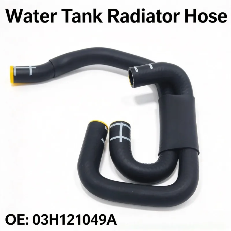 Engine Coolant Water Pipe Compatible with Porsche Panamera, Part Number 03H121049A 97057258300, Cooling System Replacement