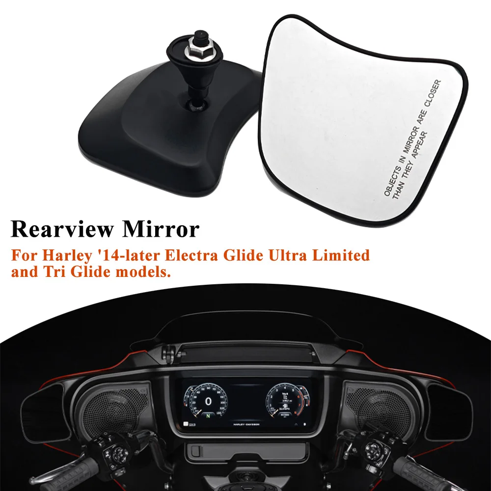 

Motorcycle Fairing Side Mirror For Harley Street Glide Electra Glide FLHX FLHT FLHTK FLHTCU FLHTKSE FLHXS 2014- Rearview Mirrors