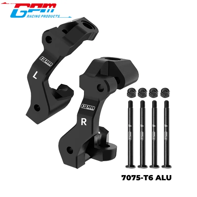 GPM TXMM019 7075 ALLOY FRONT CASTER BLOCKS (C-HUBS) FOR TRAXXAS MINI MAXX / MINI XRT / MINI SLASH / Mini Rally RC Upgrade