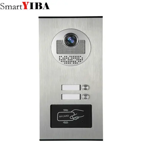 Imagen 2 del producto 2 ~ 12 unidades apartamento Video puerta teléfono cámara intercomunicador IR visión nocturna timbre para 2/3/4/6/8/10/12 unidades apartamento adecuado