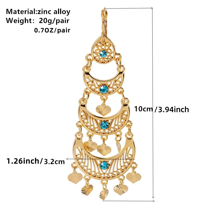 Popular Style Multi-Layered Moon-Shaped Heart-Shaped Small Pendant For Earrings image 6