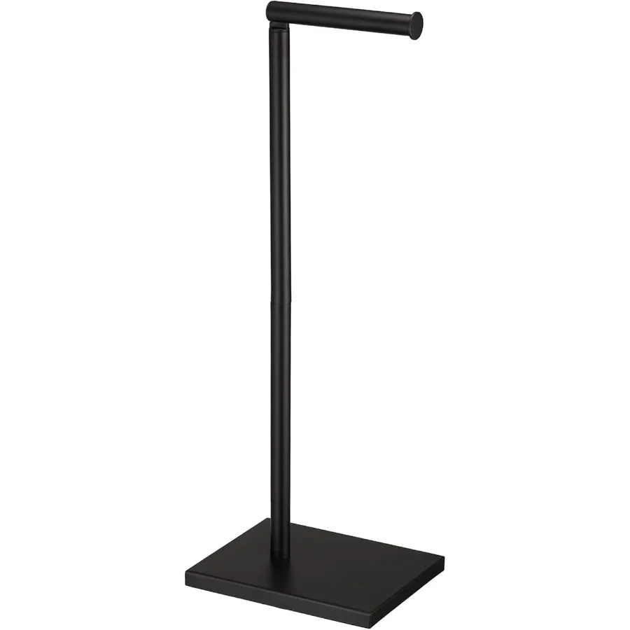 

Отдельно стоящий держатель для туалетной бумаги в ванной комнате с резервной подставкой из нержавеющей стали, черный держатель для рулона салфеток