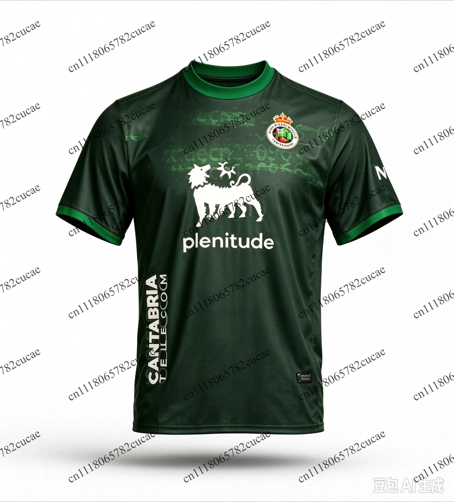 Racing Santander 26/27 Away Soccer Jersey 3D Print Quick Dry Breathable Football Shirt Family Matching Sports Fan Top