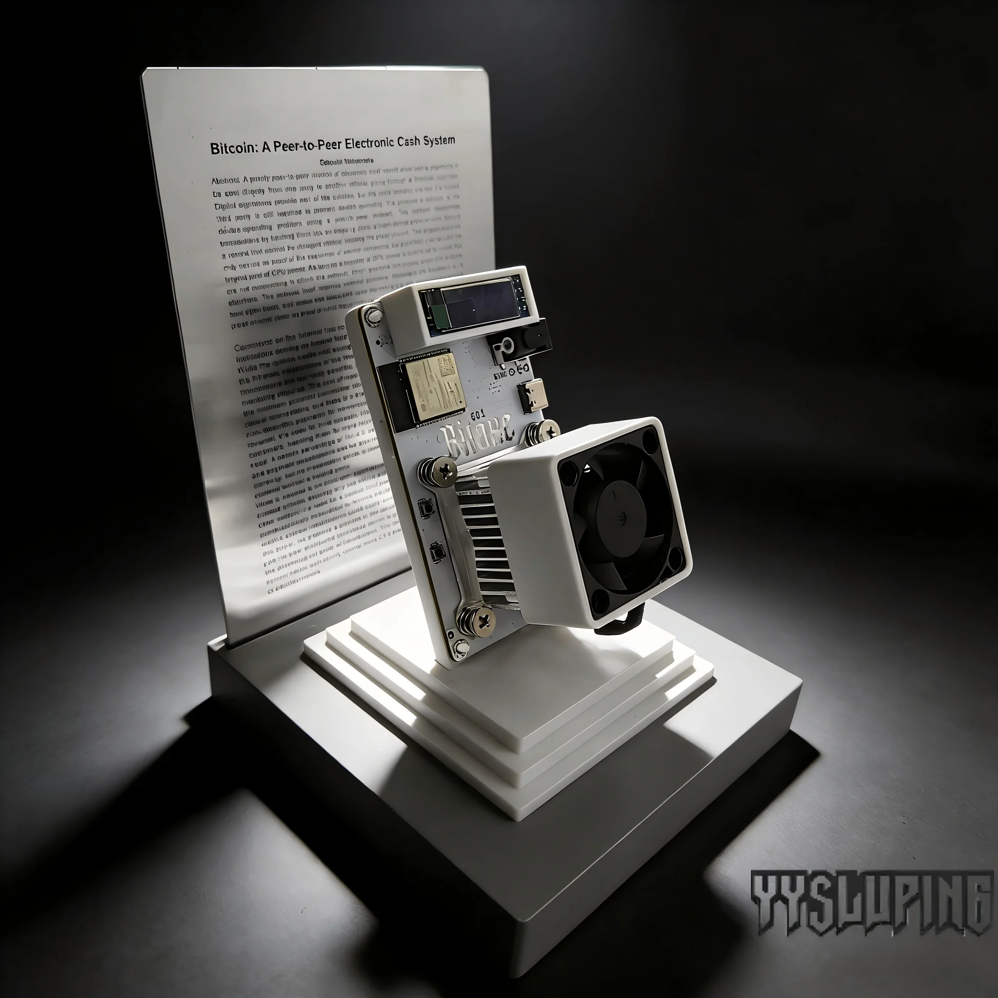 Yysluping Bitaxe Gamma 601 1.2TH/s Open Source Bitcoin Miner With Power Supply Personal Blockchain Crypto Coin Miner