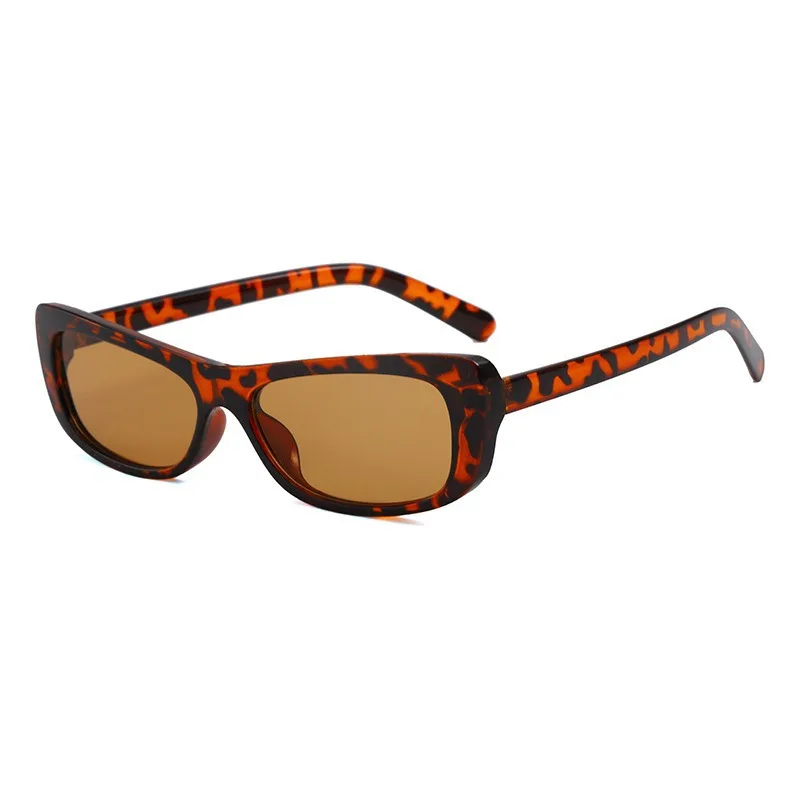 نظارات مربعة جديدة نظارات شمسية كلاسيكية عصرية للنساء ذات علامة تجارية مصممة صغيرة مستطيلة نظارات شمسية سوداء للرجال