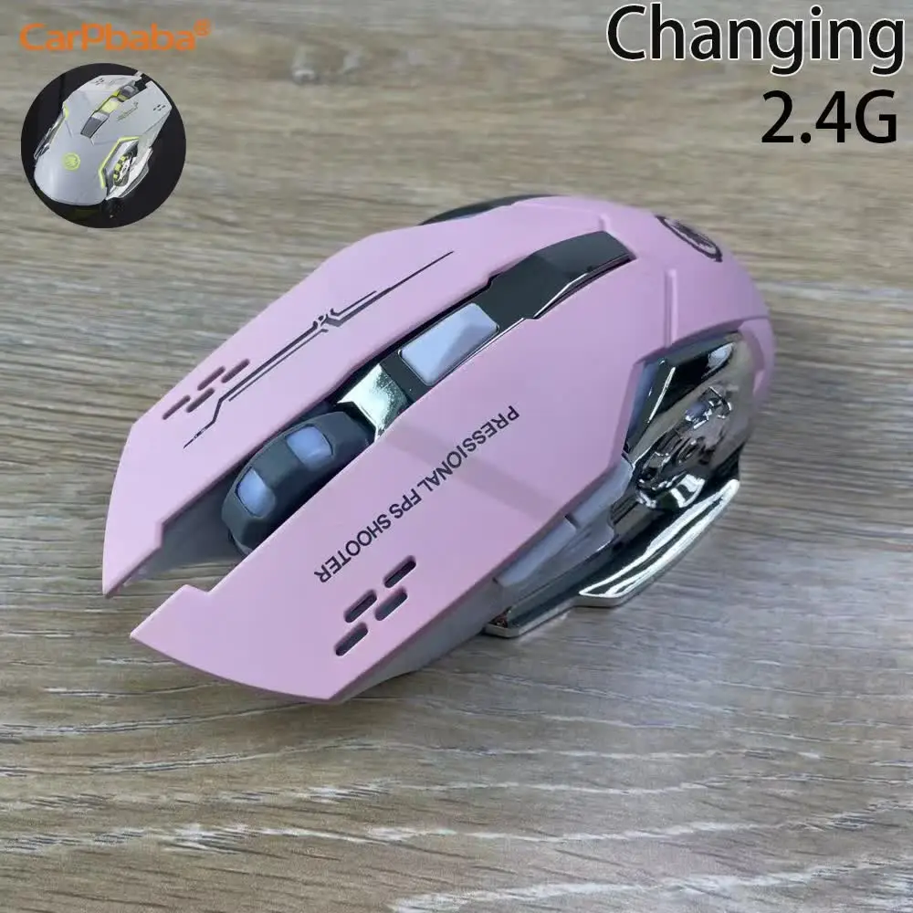 Carpbaba GM6 Gamer Gaming Mouse Adjustable Wired Optical LED Computer Mice USB Cable Silent Mouse For Laptop PC