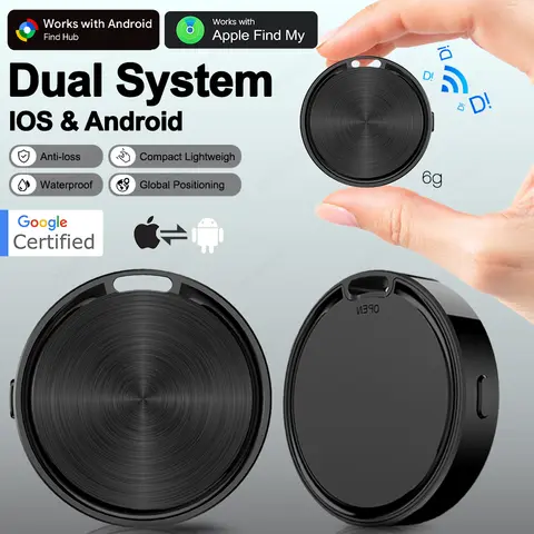 Google Find My Gps Tracker Android &IOS Dual System Smart Tag Gps Tracking Device Gps Locator Car Key Finder Bluetooth Label