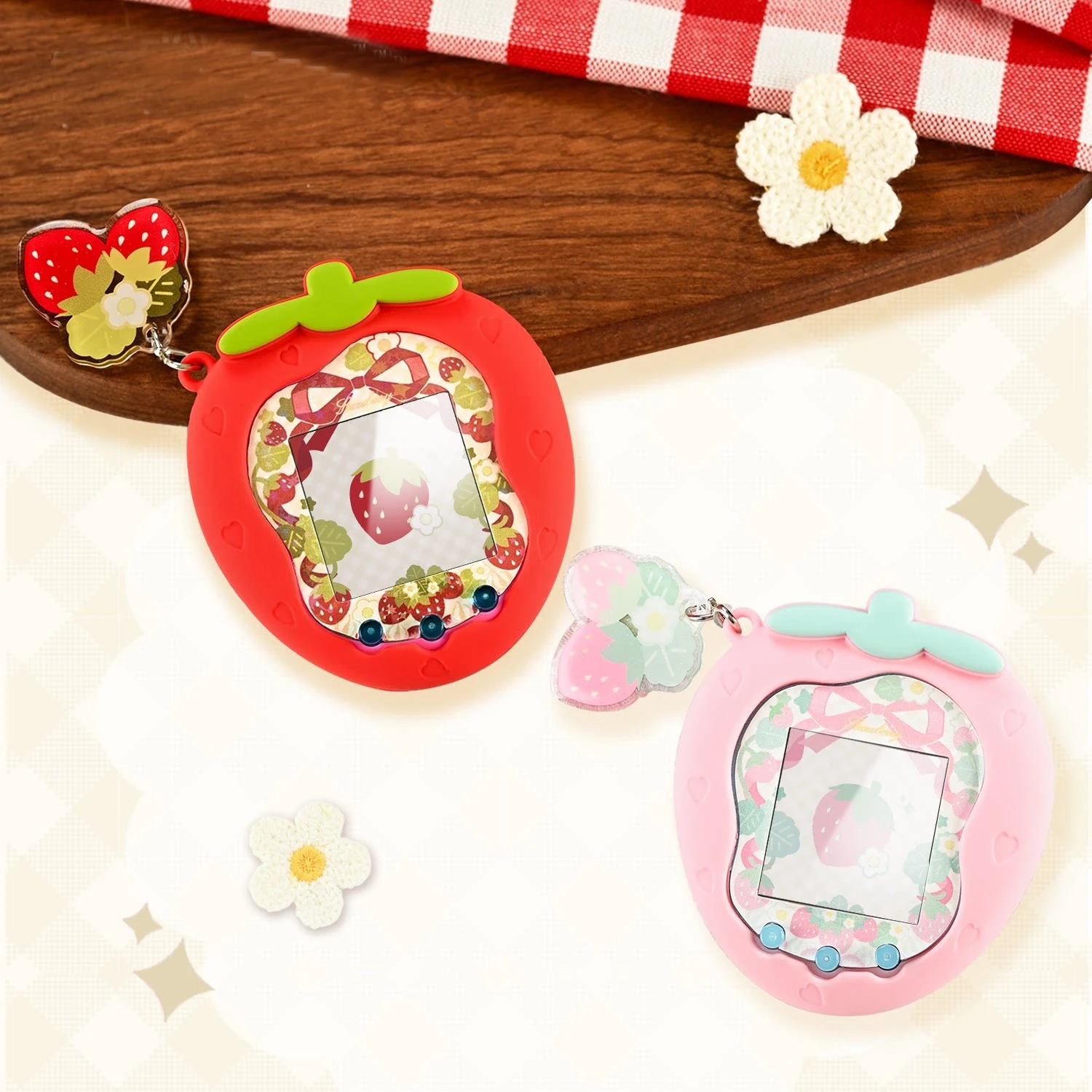 Strawberry Silicone Soft Protector Shell Panel Sticker Skin 