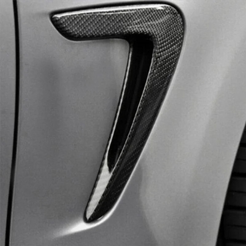 لسيارات BMW 4 Series غطاء فتحة تهوية الجسم الجانبي من ألياف الكربون الحقيقية (F32/F33 F36) 418/420/425/428/430/435/440 2014-2020